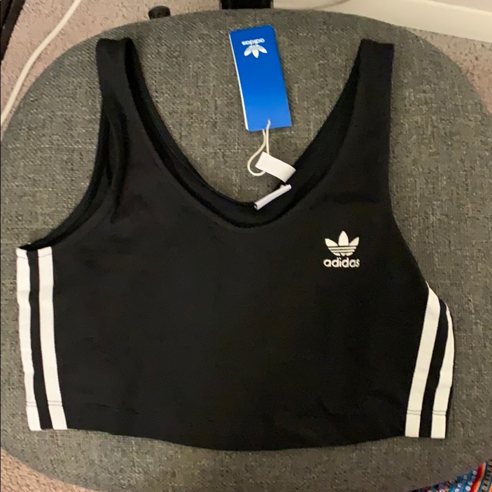 Adidas crop tank top